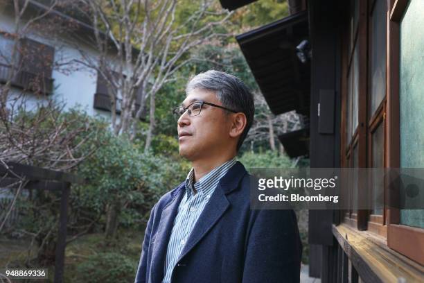 Yasuyuki Kamata, president of the Kamakura Investment Management Co., poses for a photograph in Kamakura, Kanagawa Prefecture, Japan, on Monday, Feb....