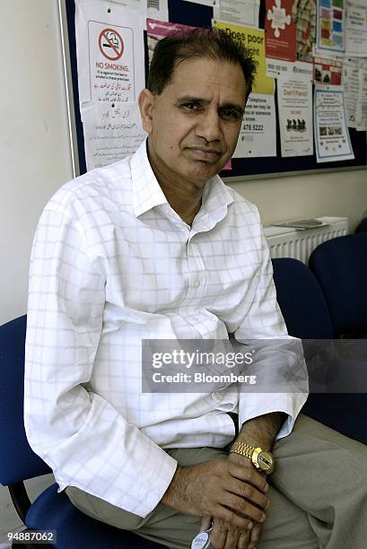 Wajid Ali, a 48-year-old resident, speaks to a journalist in the Alum Rock area of Birmingham, U.K., on Monday, June 9, 2008. The Pakistani community...