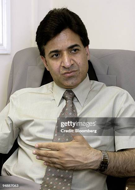 Ansar Ali Khan, a local councilor, speaks in his office on Alum Rock Road in Birmingham, U.K., on Monday, June 9, 2008. The Pakistani community is...