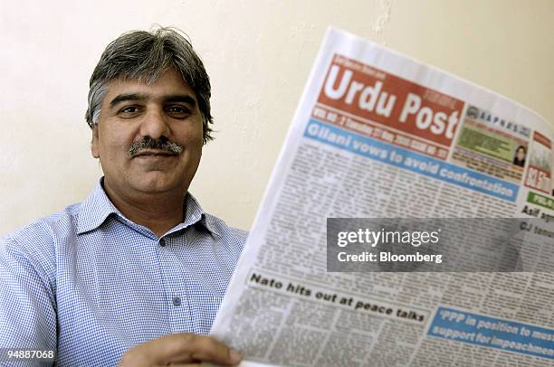 Shakeel Javed a media publisher, poses in the Alum Rock area of Birmingham, U.K., on Monday, June 9, 2008. The Pakistani community is the biggest...