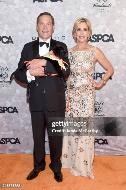 Event Chairs Fred Tanne and Laura Tanne attend the 21st Annual Bergh Ball hosted by the ASPCA at The Plaza Hotel on April 19, 2018 in New York City....