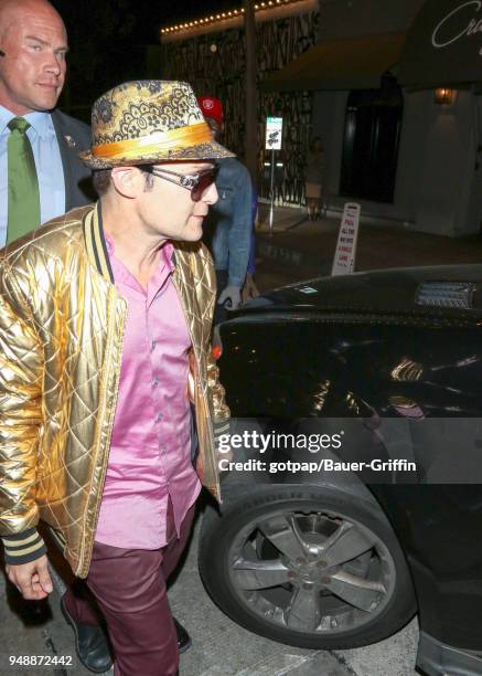 Corey Feldman is seen on April 18, 2018 in Los Angeles, California.