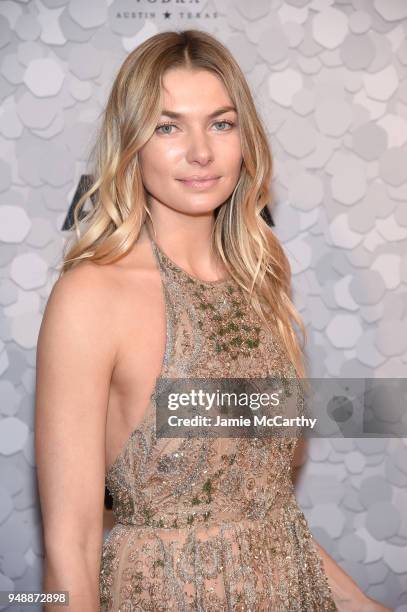 Model Jessica Hart attends the 21st Annual Bergh Ball hosted by the ASPCA at The Plaza Hotel on April 19, 2018 in New York City.