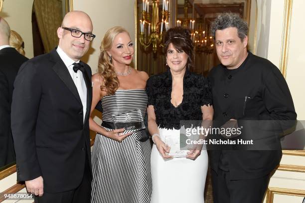 Matt Bershadker, Laura Zambelli Barket, Mindy Fortin, and Isaac Mizrahi attend the 21st Annual Bergh Ball hosted by the ASPCA at The Plaza Hotel on...