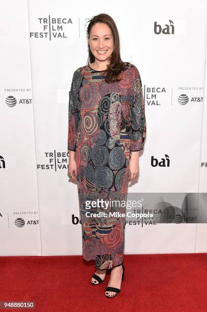 Director Tina Brown attends a screening of "United Skates" during the 2018 Tribeca Film Festival at Cinepolis Chelsea on April 19, 2018 in New York...