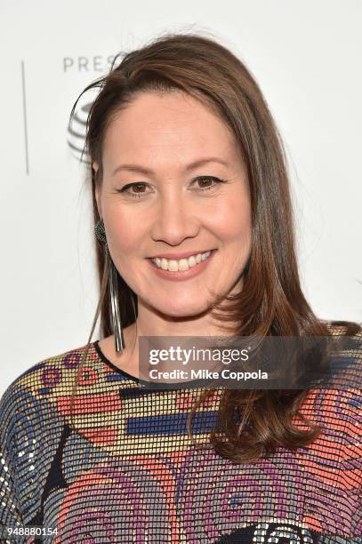 Director Tina Brown attends a screening of "United Skates" during the 2018 Tribeca Film Festival at Cinepolis Chelsea on April 19, 2018 in New York...