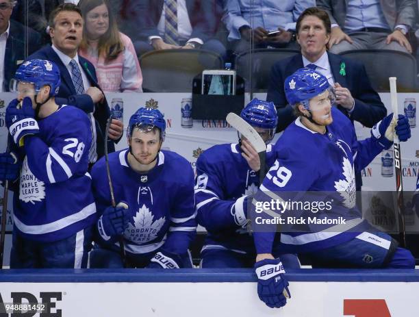 End of game, and the end might be in site if the Leafs don't change the plan for Game 5 back in Boston.Toronto Maple Leafs VS Boston Bruins during...