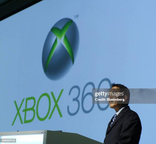 Microsoft Japan Xbox division head Yoshihiro Maruyama speaks to reporters at an XBox360 press briefing in Tokyo Thursday, September 15, 2005....