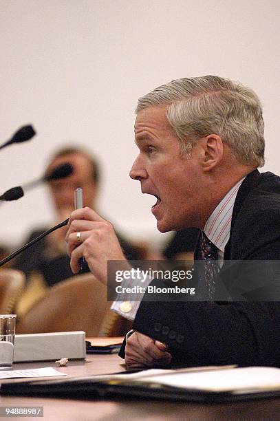 Mark Everson, commissioner of the Internal Revenue Services, discusses the IRS efforts to update its computer systems in testimony before a House...