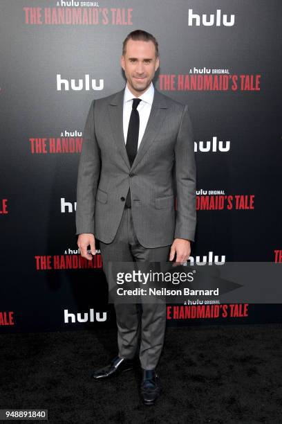 Joseph Fiennes attends the premiere of Hulu's "The Handmaid's Tale" Season 2 at TCL Chinese Theatre on April 19, 2018 in Hollywood, California.