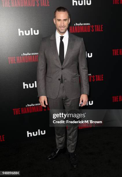 Joseph Fiennes attends the premiere of Hulu's "The Handmaid's Tale" Season 2 at TCL Chinese Theatre on April 19, 2018 in Hollywood, California.