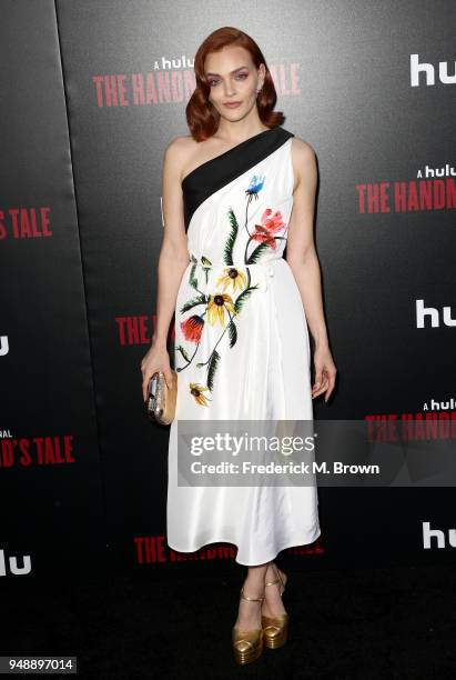 Madeline Brewer attends the premiere of Hulu's "The Handmaid's Tale" Season 2 at TCL Chinese Theatre on April 19, 2018 in Hollywood, California.