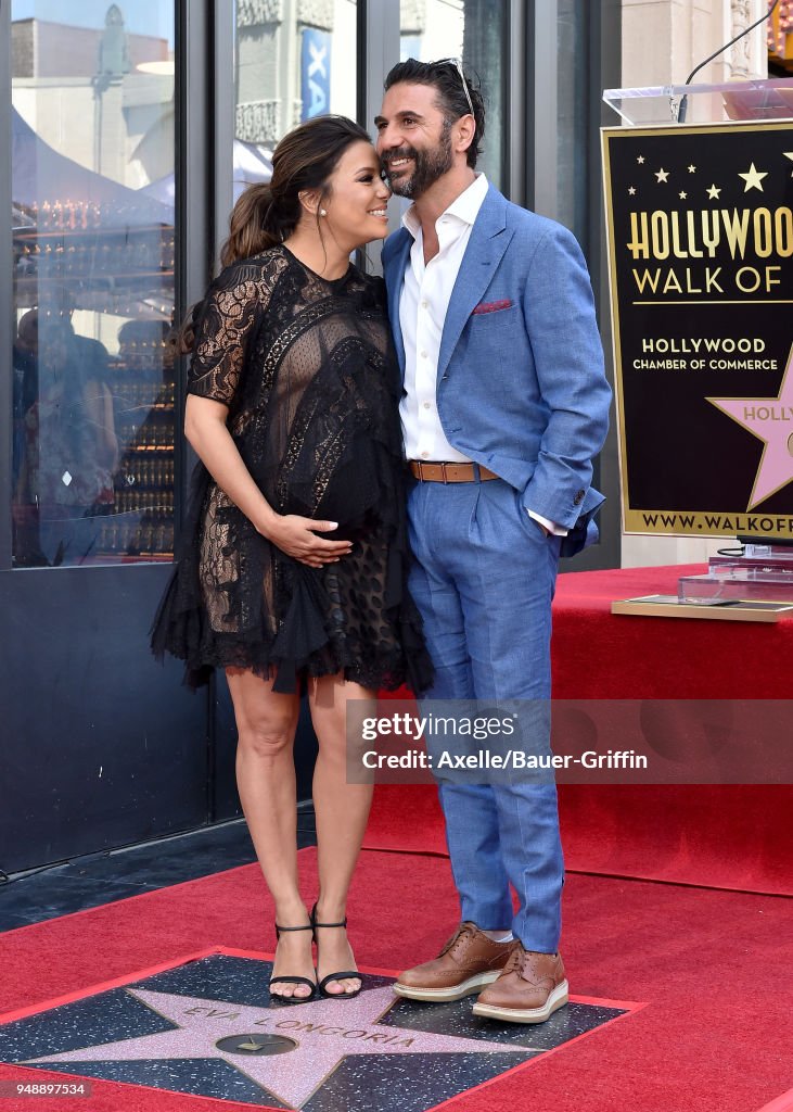 Eva Longoria Honored With Star On The Hollywood Walk Of Fame