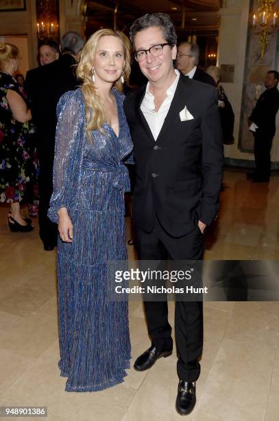 Event Chairs Paige Nelson and Rob Wiesenthal attend the 21st Annual Bergh Ball hosted by the ASPCA at The Plaza Hotel on April 19, 2018 in New York...