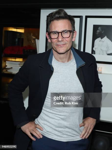 Michel Hazanavicius attends the afterparty for the New York Premiere of "Godard Mon Amour" at Omar's on April 19, 2018 in New York City.