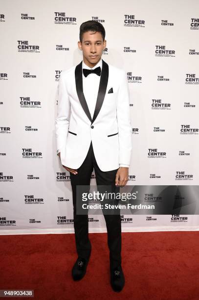 Keiynan Lonsdale attends The Center Dinner 2018 at Cipriani Wall Street on April 19, 2018 in New York City.