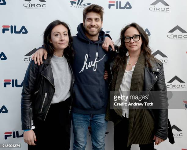 Eleni Gregorio attends the Launch of the FILA Mindblower Pop-Up Powered by Ciroc on April 19, 2018 in New York City.