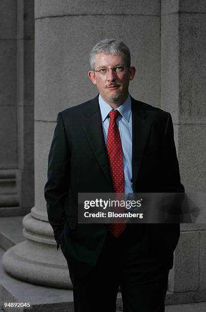 Daedong Credit Bank General Manager Nigel Cowie is pictured in Hong Kong, China Thursday, November 3, 2005.