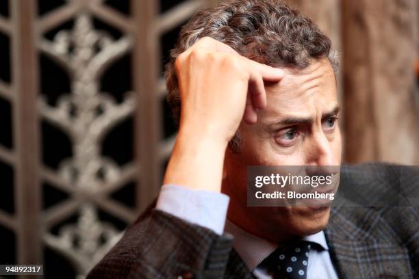 Danny Meyer, a restaurateur and owner of Union Square Cafe Corp., pauses during an interview at Eleven Madison Park in New York, U.S., on Tuesday,...