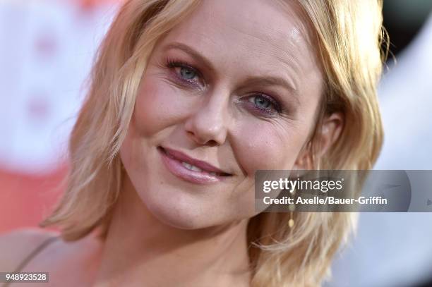 Actress Ingrid Bolso Berdal arrives at the Los Angeles premiere of HBO's 'Westworld' season 2 at The Cinerama Dome on April 16, 2018 in Los Angeles,...