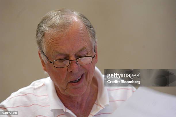 Boone Pickens, chairman of BP Capital LLC, is shown in his Dallas office Tuesday, August 31, 2004.