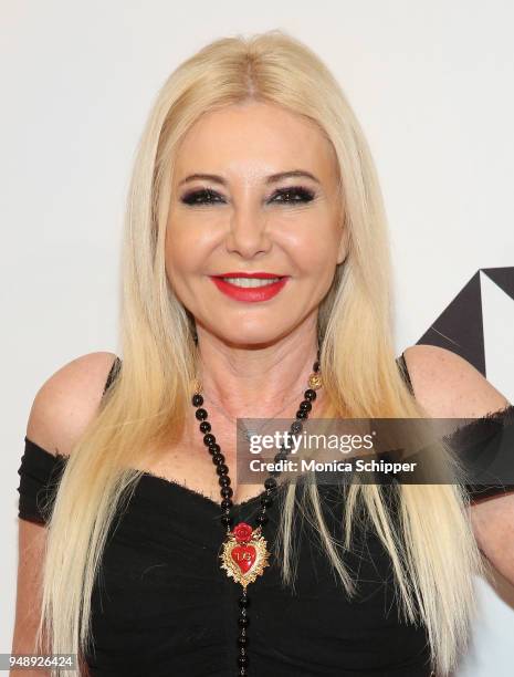 Lady Monika Bacardi attends the BLUE NIGHT Tribeca Film Festival Red Carpet Arrivals at SVA Theater on April 19, 2018 in New York City.