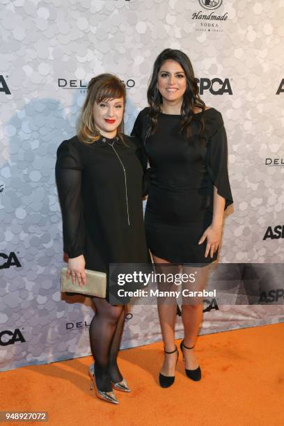 Anna Drezen and Cecily Strong attend the 21st Annual Bergh Ball hosted by the ASPCA at The Plaza Hotel on April 19, 2018 in New York City.