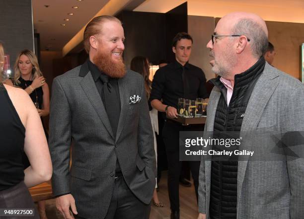 Baseball player Justin Turner greets fans at the Justin Turner Beverly Hills Event at David Yurman on April 19, 2018 in Beverly Hills, California.