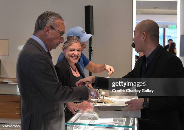 Guests attend the Justin Turner Beverly Hills Event at David Yurman on April 19, 2018 in Beverly Hills, California.