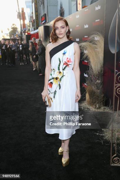 Madeline Brewer attends the premiere of Hulu's "The Handmaid's Tale" Season 2 at TCL Chinese Theatre on April 19, 2018 in Hollywood, California.