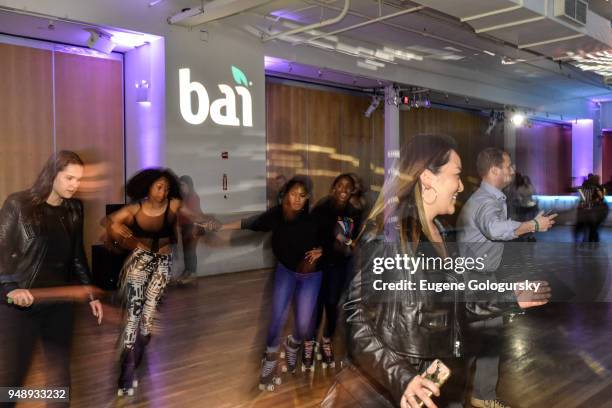 Guests attend the Bai Hosts "United Skates" Documentary After-Party At Tribeca Film Festival On April 19th at Metropolitan Pavilion on April 19, 2018...