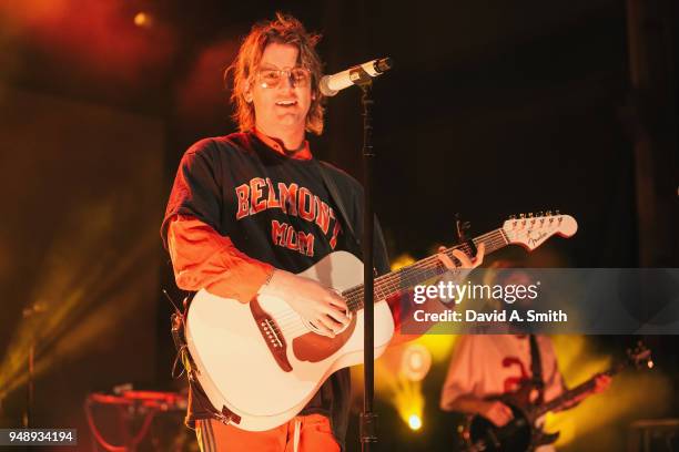 Judah Akers of Judah & the Lion performs at Sloss Furnace on April 19, 2018 in Birmingham, Alabama.