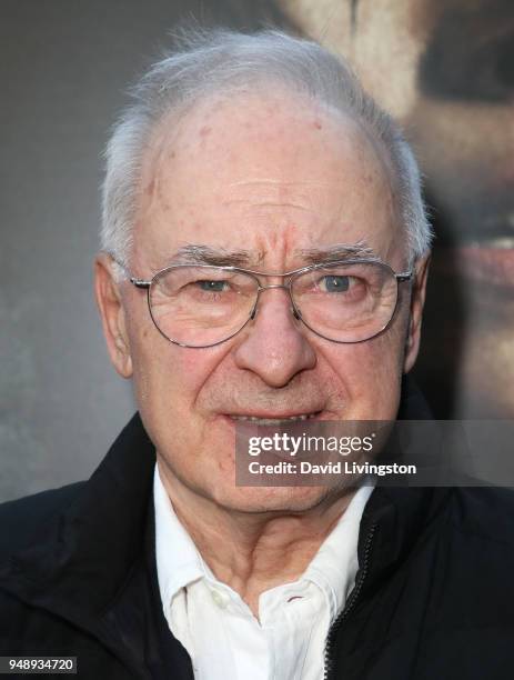 Cinematographer Dante Spinotti attends the premiere of Codeblack Films' "Traffik" at ArcLight Hollywood on April 19, 2018 in Hollywood, California.