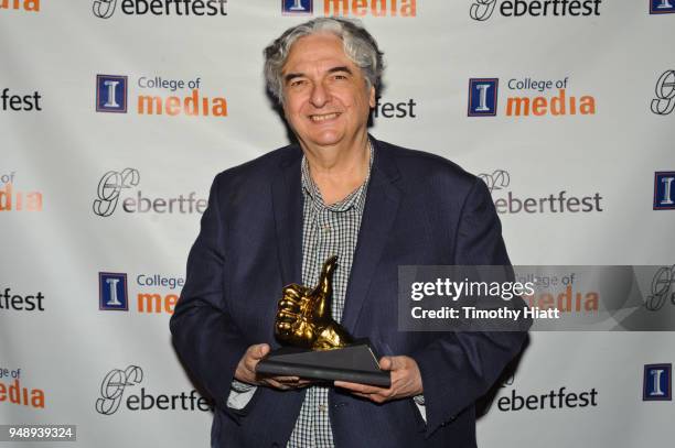 Director Gregory Nava attends the 2018 Roger Ebert Film Festival at Virginia Theatre on April 19, 2018 in Champaign, Illinois.