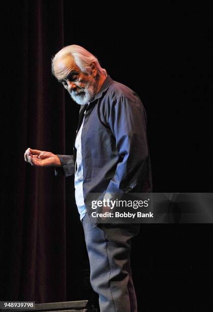 Tommy Chong performs with Cheech & Chong at Mayo Performing Arts Center on April 19, 2018 in Morristown, New Jersey.