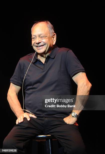 Cheech Marin performs with Cheech & Chong at Mayo Performing Arts Center on April 19, 2018 in Morristown, New Jersey.