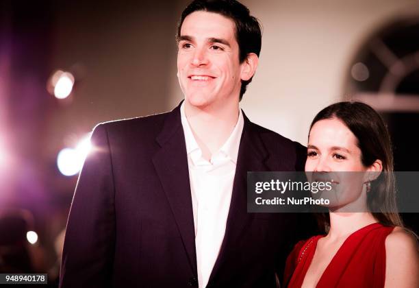 Actor Carlos Suarez attends 'Sin Fin' premiere during the 21th Malaga Film Festival at the Cervantes Theater on April 19, 2018 in Malaga, Spain.