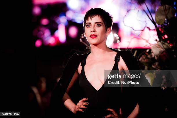 Actress Maria Leon attends 'Sin Fin' premiere during the 21th Malaga Film Festival at the Cervantes Theater on April 19, 2018 in Malaga, Spain.