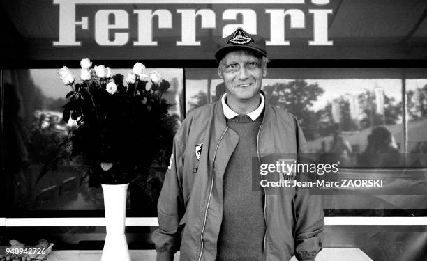 Niki Lauda, ancien pilote de course automobile, triple champion du monde de Formule 1, entrepreneur et dirigeant d'entreprise autrichien, conseiller...