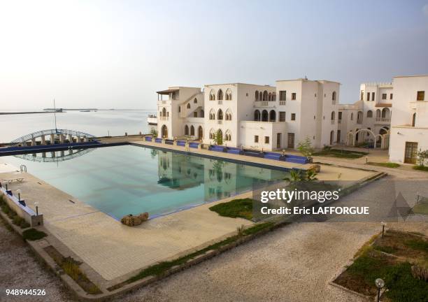 Piscine de l'hotel Dahlak le 3 mars 2013 a Massawa, Erythree.