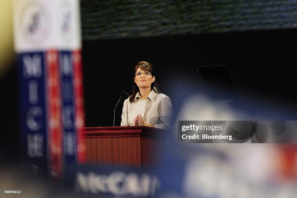 Sarah Palin, governor of Alaska and vice presidential runnin