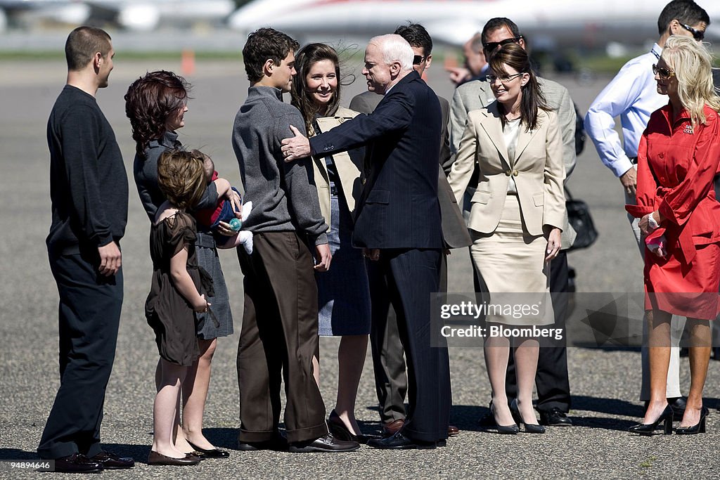 Senator John McCain of Arizona, Republican presidential cand