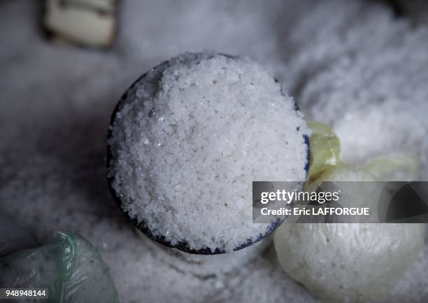 Salt From Zeila On Hargeisa Market Stall, Somaliland.