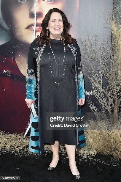 Ann Dowd attends "The Handmaid's Tale" Season 2 Premiere at TCL Chinese Theatre on April 19, 2018 in Hollywood, California.