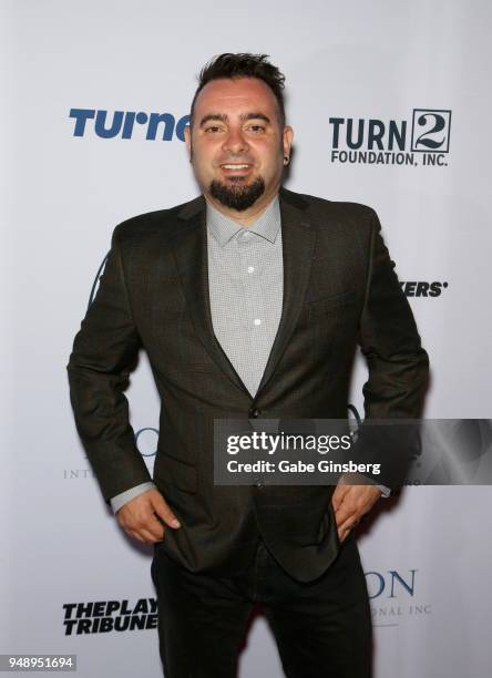 Singer/actor Chris Kirkpatrick attends the 2018 Derek Jeter Celebrity Invitational gala at the Aria Resort & Casino on April 19, 2018 in Las Vegas,...