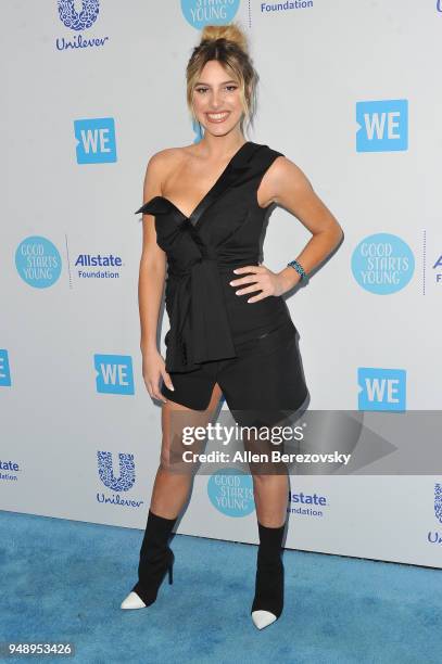 Lele Pons attends WE Day California at The Forum on April 19, 2018 in Inglewood, California.
