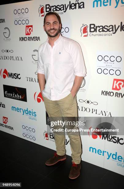 Antonio Tejado attends Kiko Rivera's concert on April 6, 2018 in Seville, Spain.