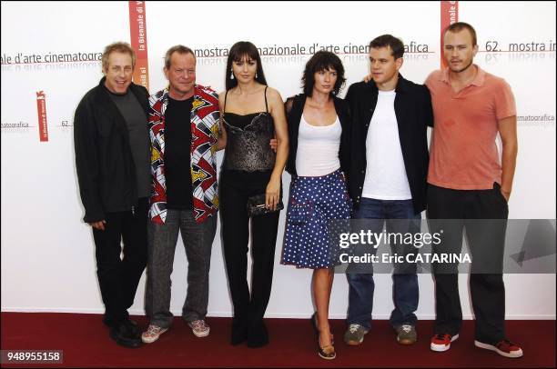 Producer Chuck Roven Director Terry Gilliam Actress Monica Bellucci Actress Lene Headey Actor Heath Ledger.