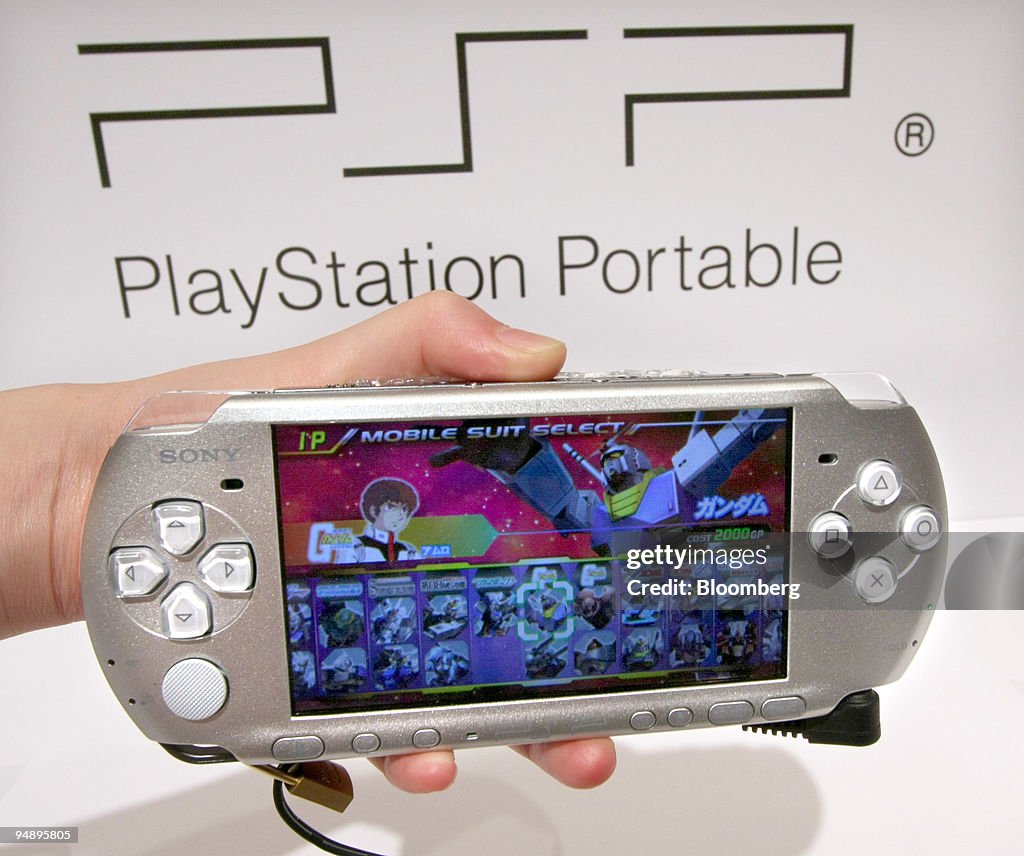A Sony Computer Entertainment Inc. PlayStation Portable PSP-3000 News  Photo - Getty Images