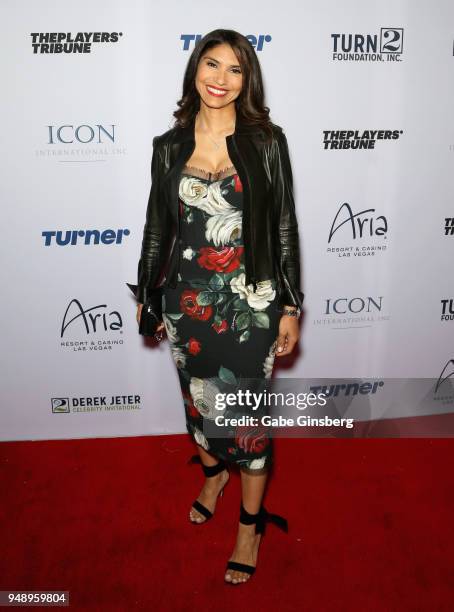 Singer DeLeon Richards attends the 2018 Derek Jeter Celebrity Invitational gala at the Aria Resort & Casino on April 19, 2018 in Las Vegas, Nevada.